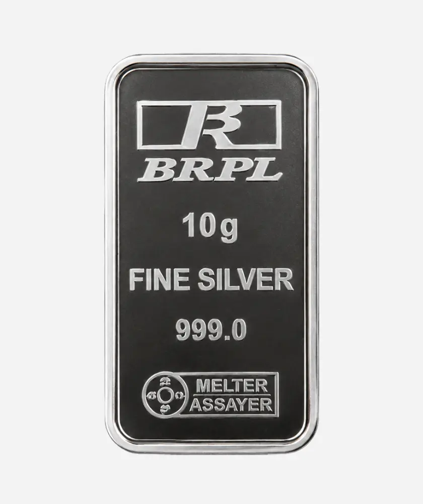 BRPL Standard Silver Bar – 999 Pure Silver (10g)