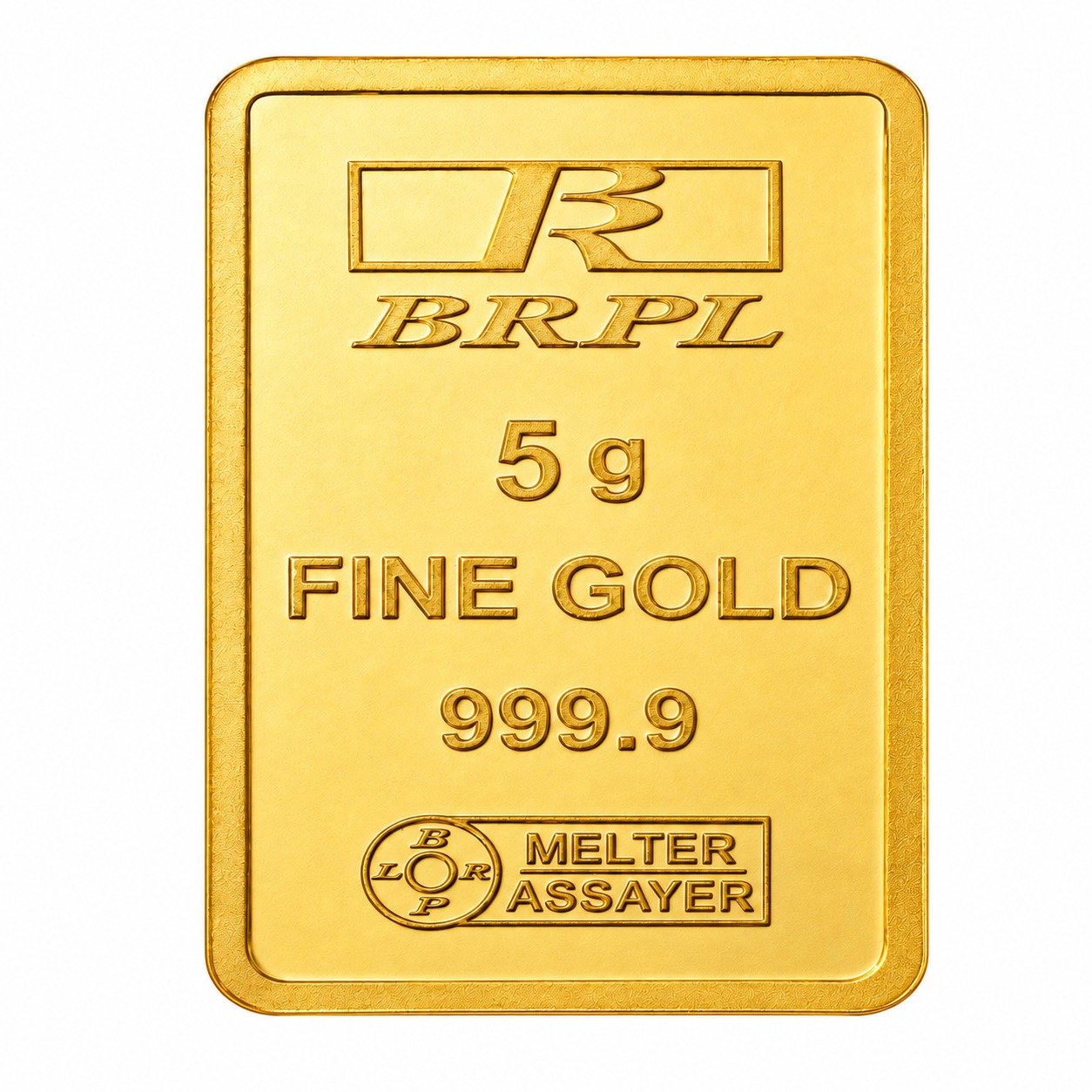 BRPL Purest Gold Bar - 5g 999.9+ fine