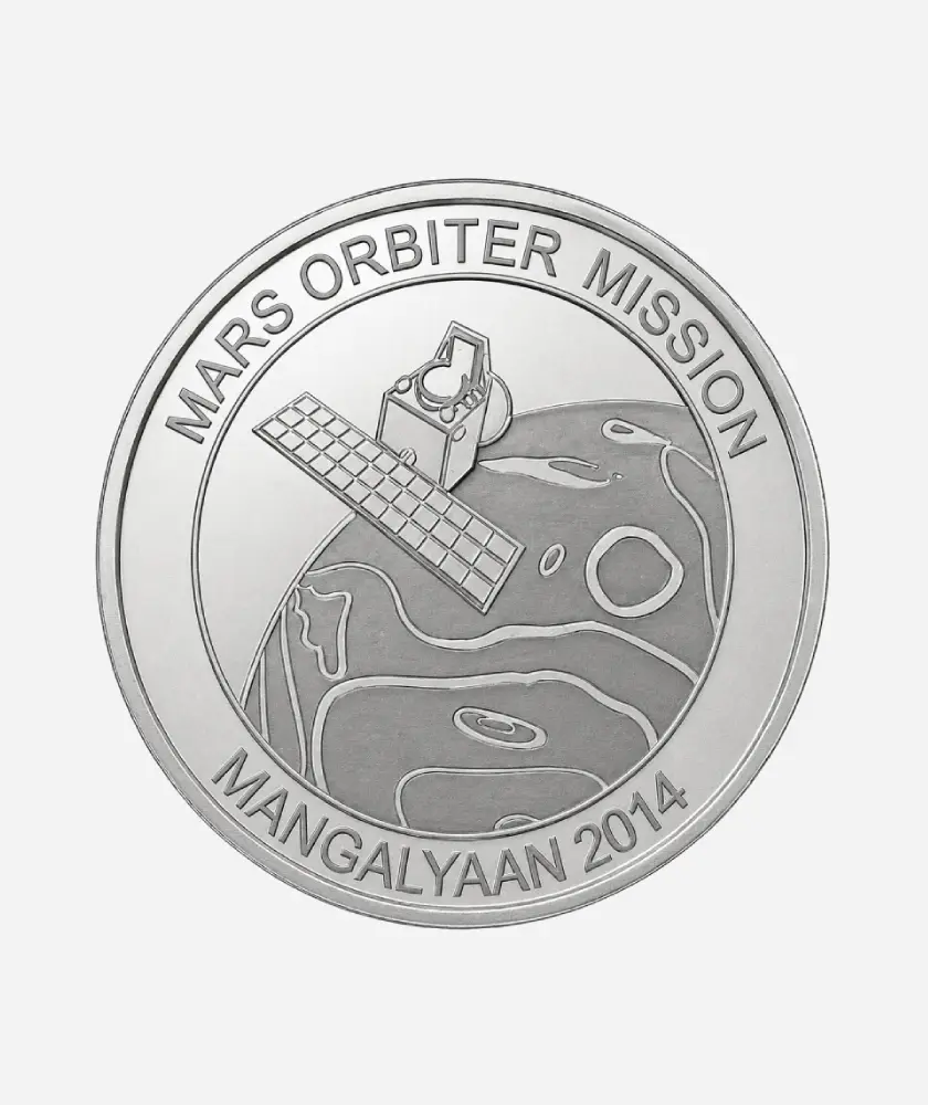 Mangalyaan Silver Coin – 999 Pure Silver (20g)