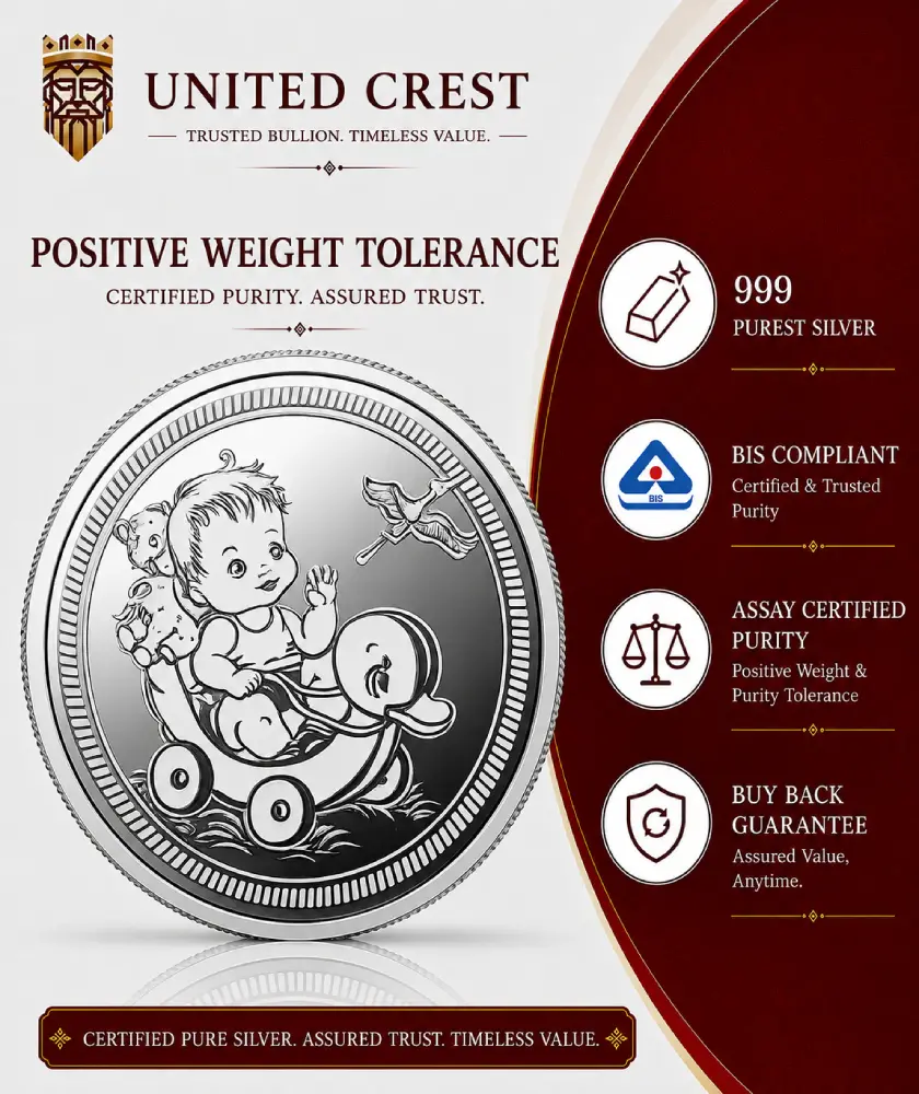 Hello Little One Silver Coin – 999 Pure Silver