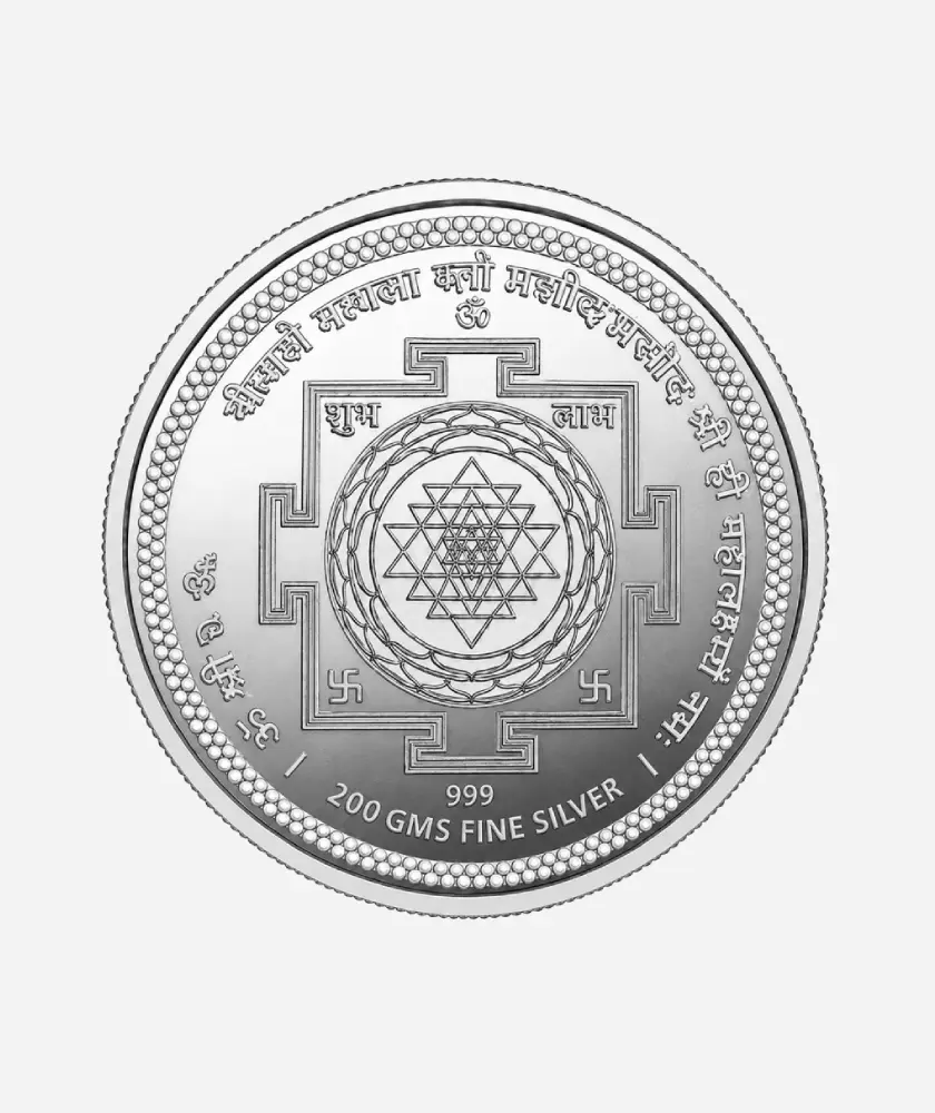 Goddess Lakshmi Silver Coin – 999 Pure Silver (10g)