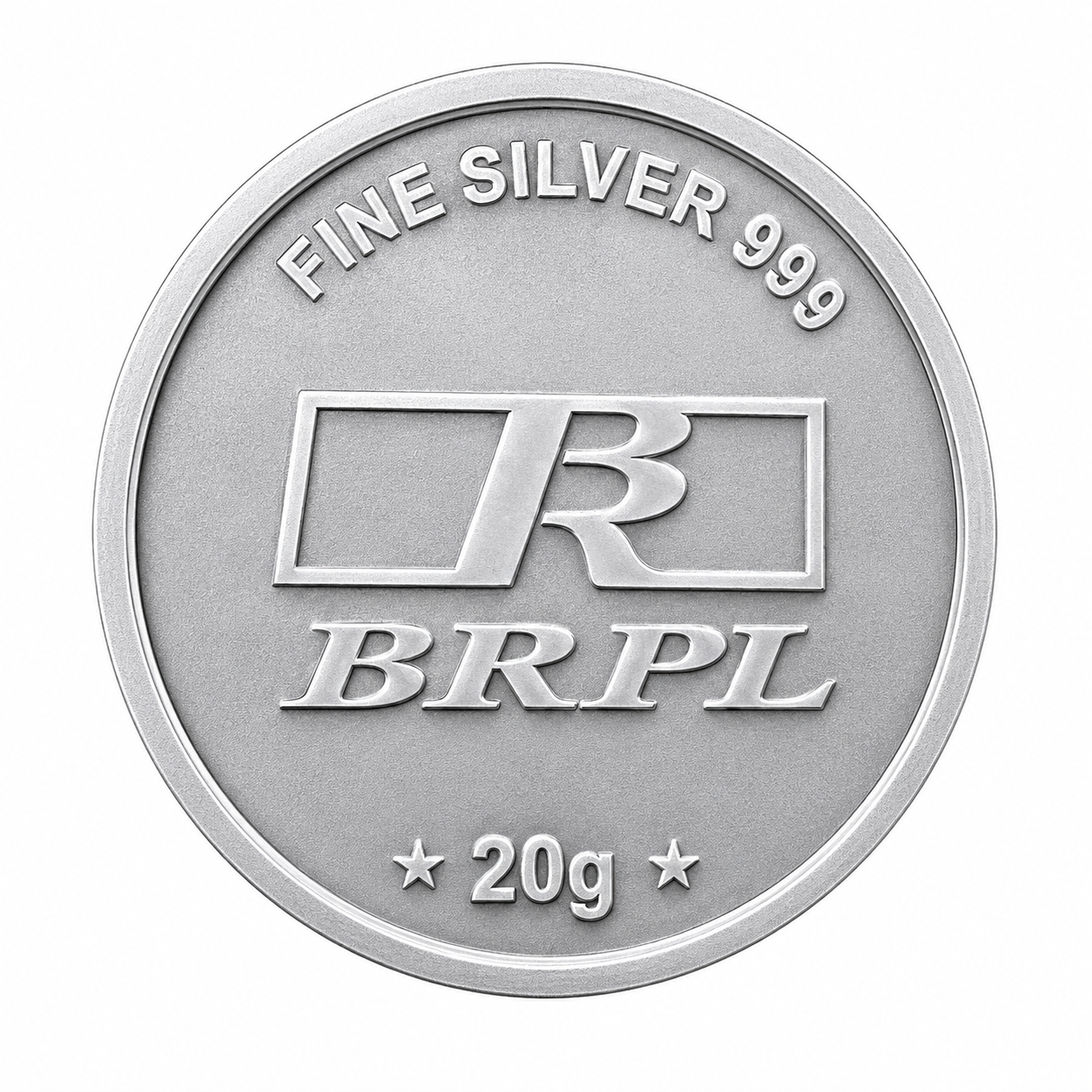 Rupee Silver Coin with Circuitry Design – 999 Pure Silver (20g)