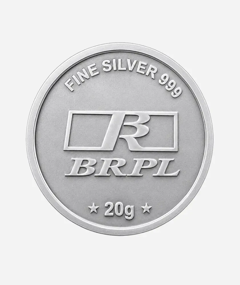 Rupee Silver Coin with Circuitry Design – 999 Pure Silver (20g)